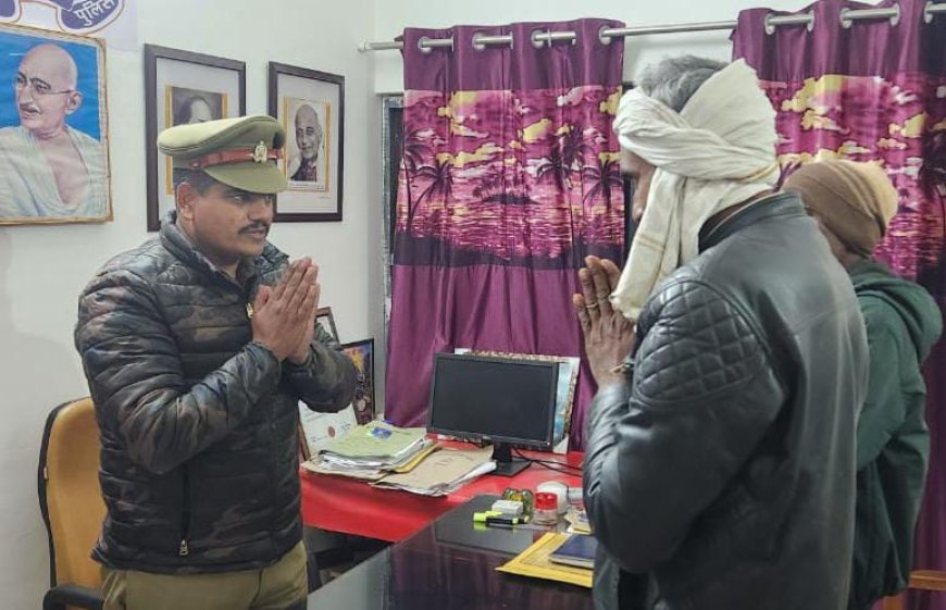 पिढौरा पुलिस ने फरियादी से नमस्कार,फिर सुनी समस्या और अभियोग किया पंजीकृत